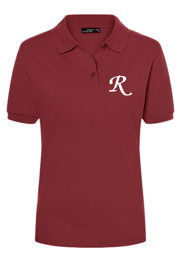 Ratsgymnasium Minden Damen Polo burgund