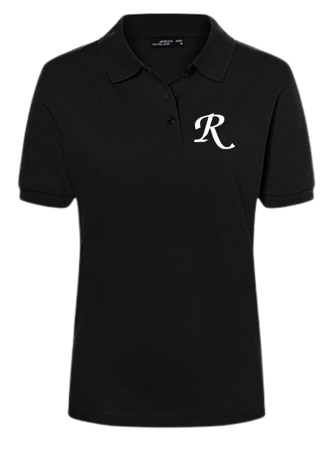 Ratsgymnasium Minden Damen Polo schwarz