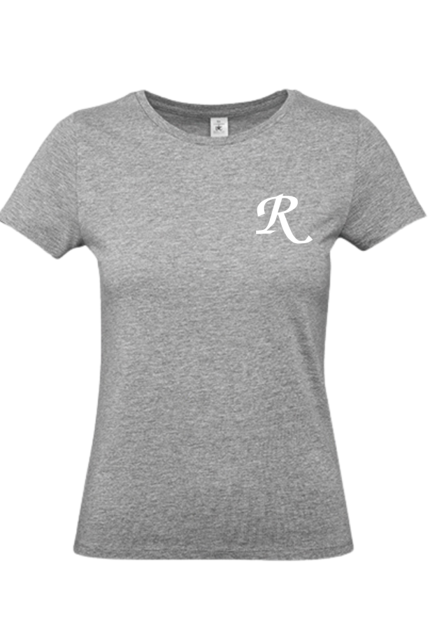 Ratsgymnasium Minden Girlieshirt hellgrau meliert