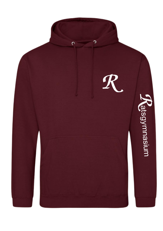 Ratsgymnasium Minden Hoodie burgund