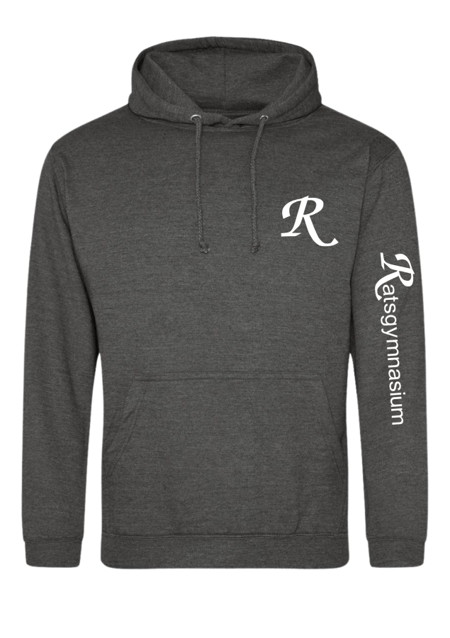 Ratsgymnasium Minden Hoodie dunkelgrau meliert