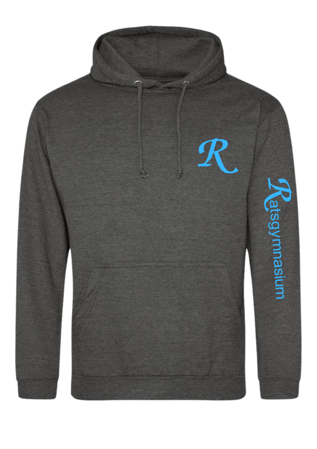 Ratsgymnasium Minden Hoodie dunkelgrau meliert