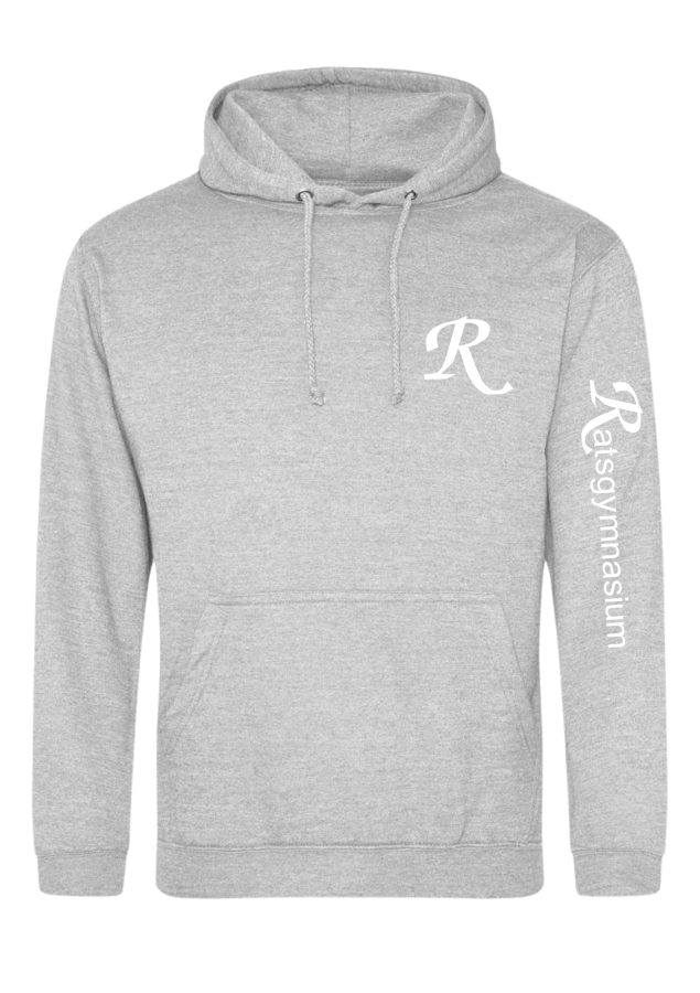 Ratsgymnasium Minden Hoodie hellgrau meliert