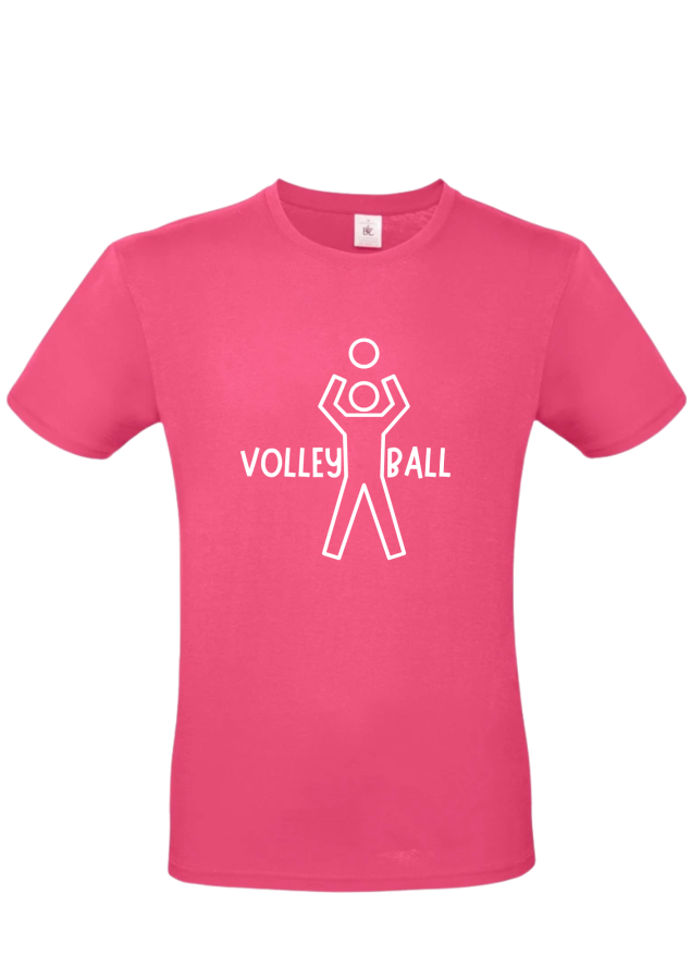 T-Shirt Volleyball Play it Kids pink
