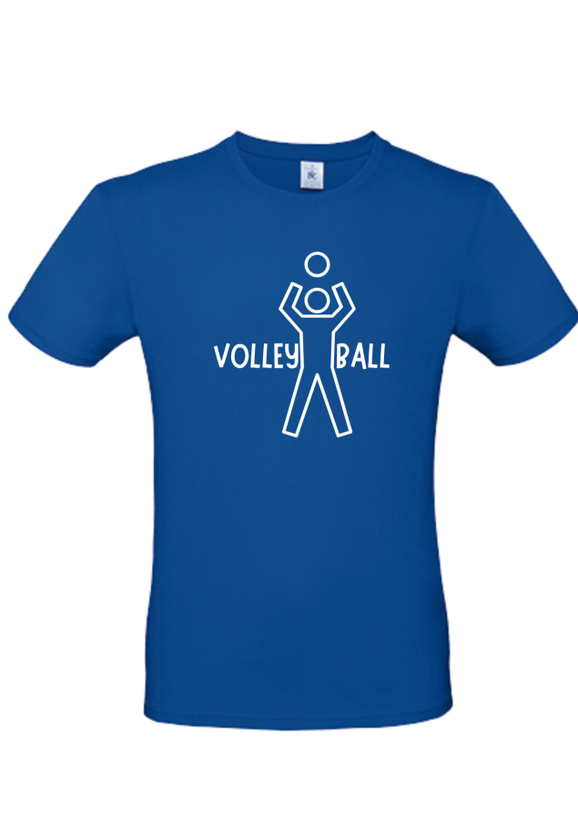 T-Shirt Volleyball Play it Kids royal