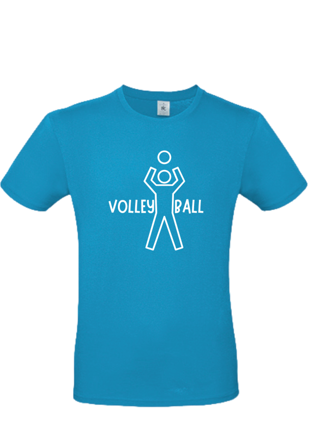 T-Shirt Volleyball Play it Kids türkis