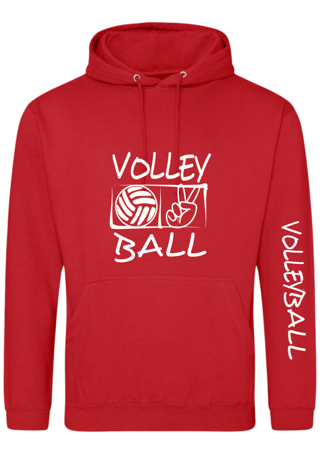 Volleyball Hoodie Victory rot