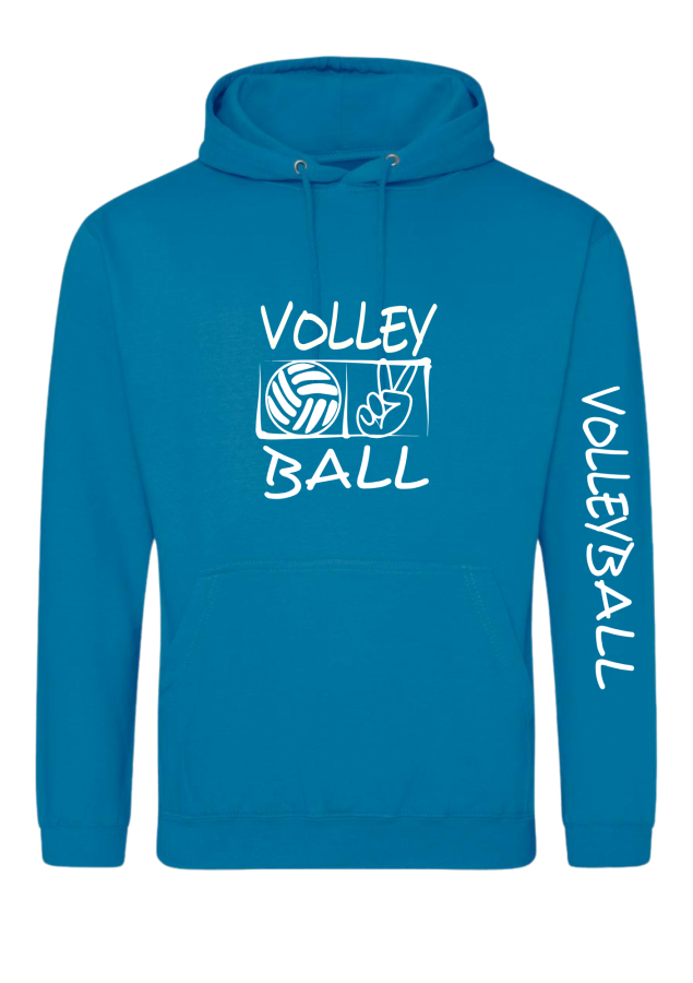 Volleyball Hoodie Victory türkis