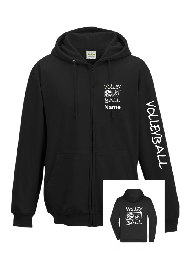 Volleyballjacke Victory schwarz