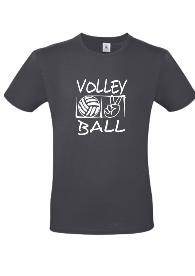 T-Shirt Volleyball Victory dunkelgrau