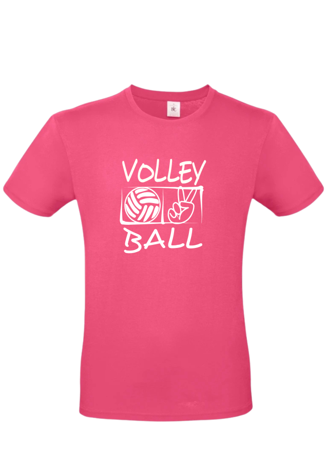 T-Shirt Volleyball Victory pink