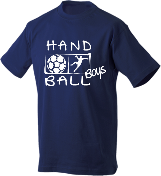 T-Shirt Handball Boys marine